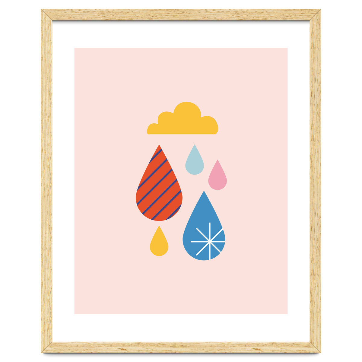 Raindrops And Cloud Rgb