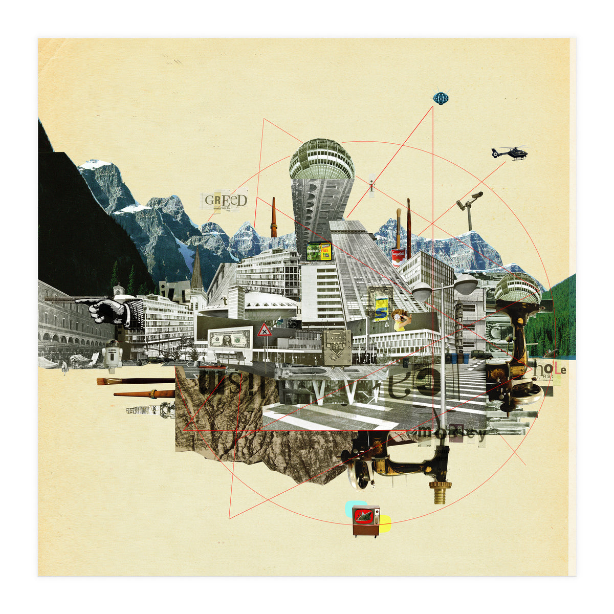 Collage City Mix 7 (Print Only)