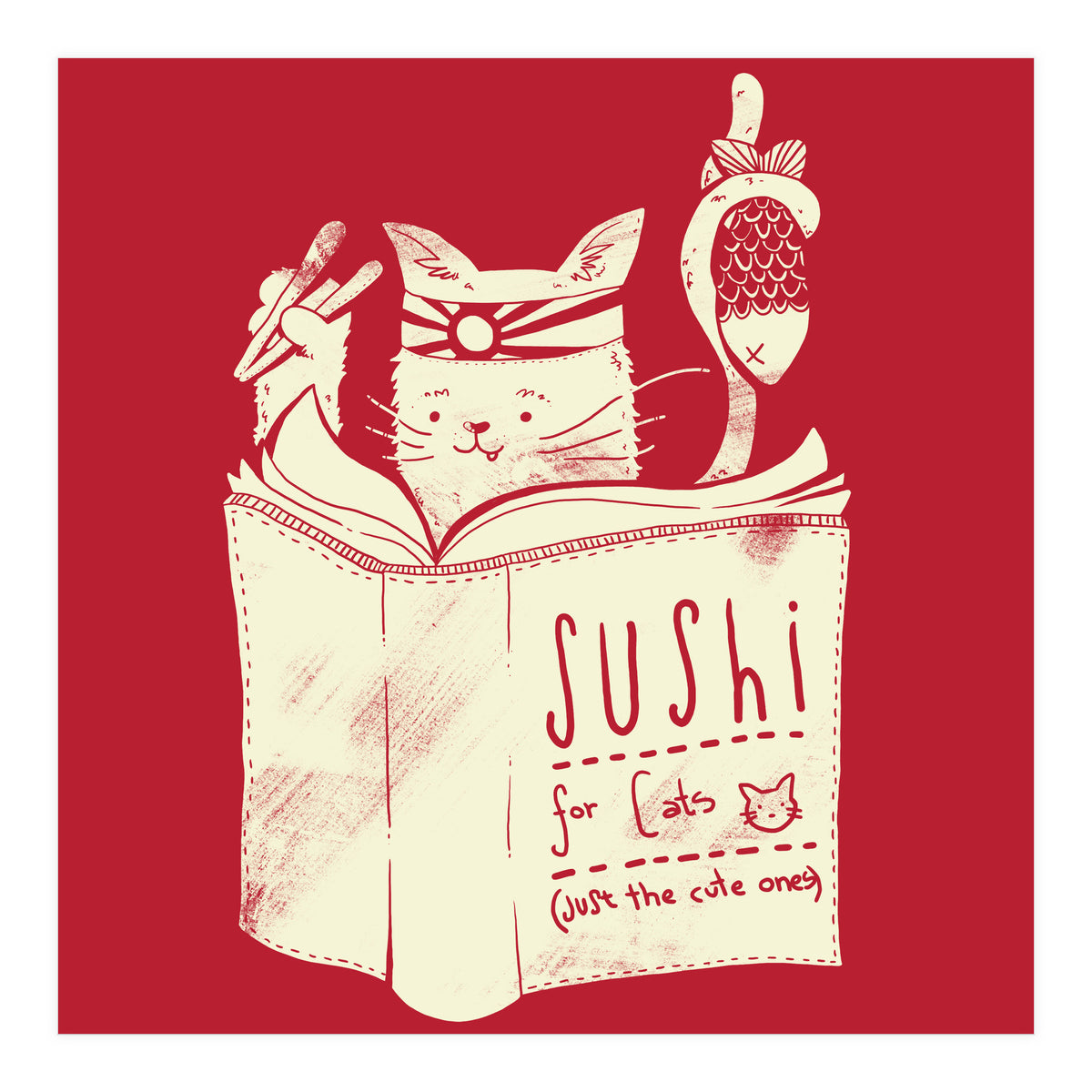 Sushi For Cats (Print Only)