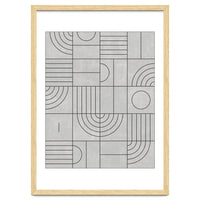 My Favorite Geometric Patterns No.21 - Grey