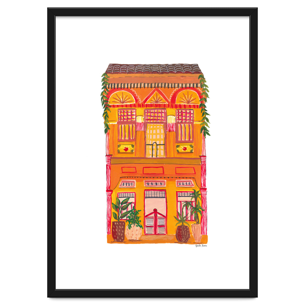 Orange House A4