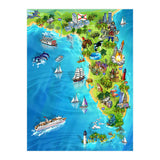Florida Illustrated Map (Print Only) thumbnail
