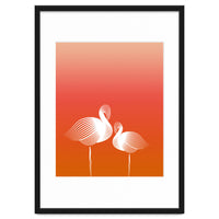 Meditating Flamingos