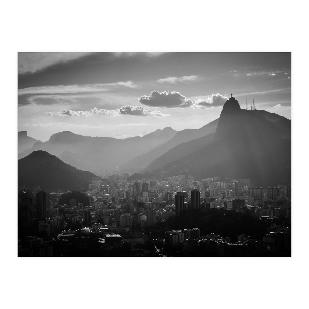 Carioca Silhouettes landscape (Print Only)