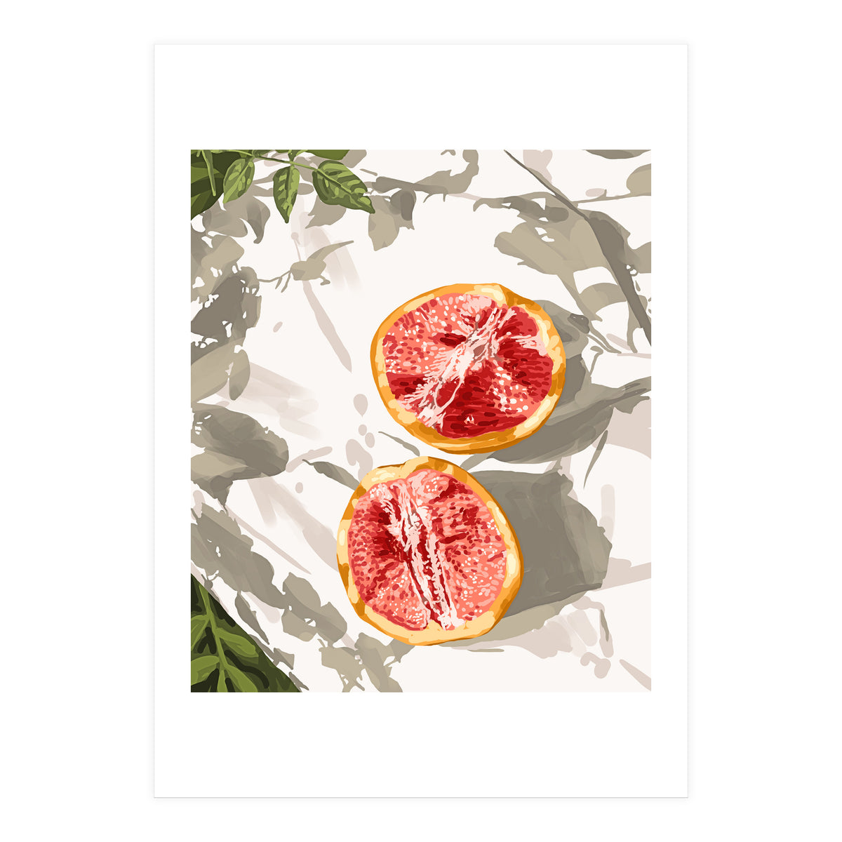 Grapefruit Kinda Zest For Life (Print Only)