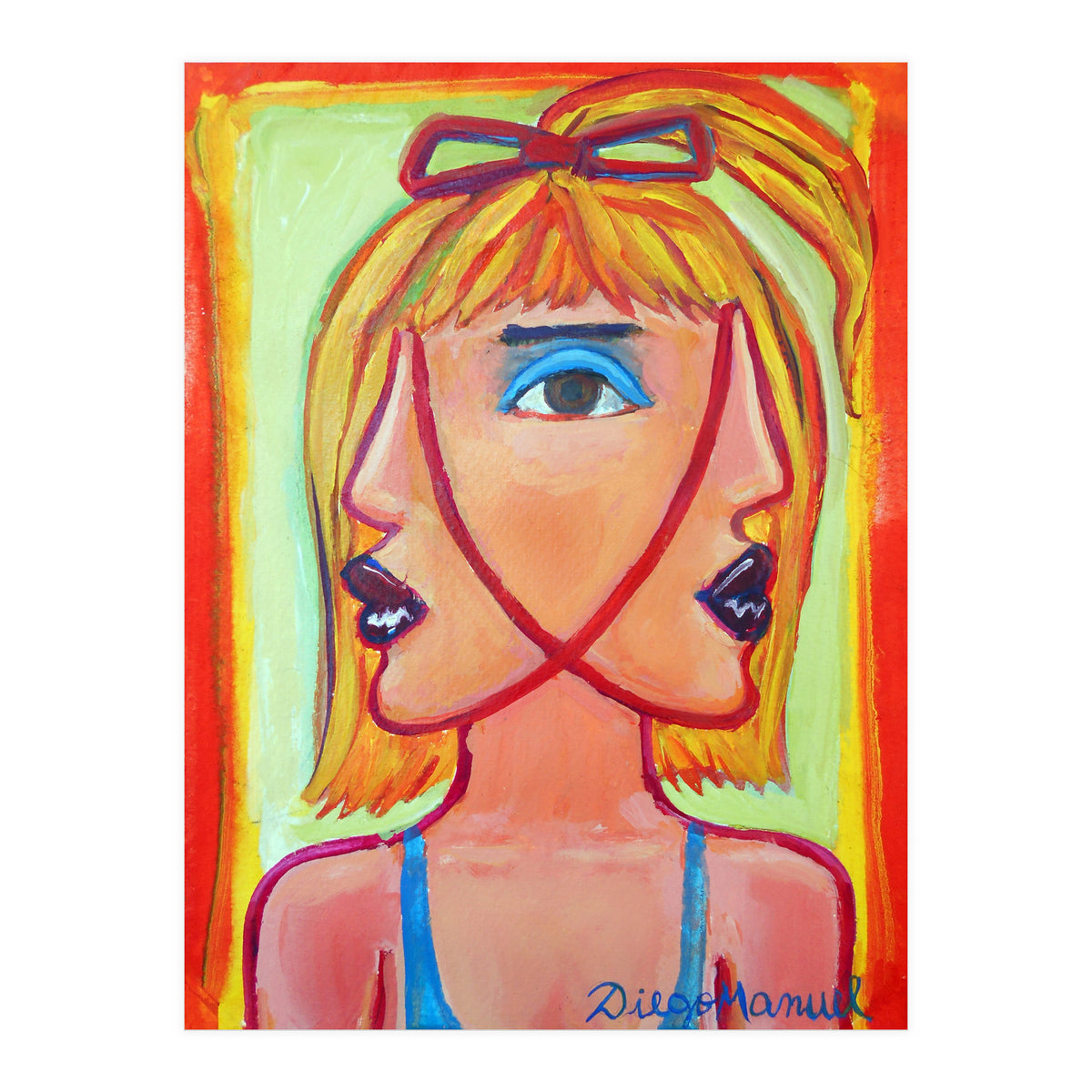 Cabeza De Mujer 7 (Print Only)