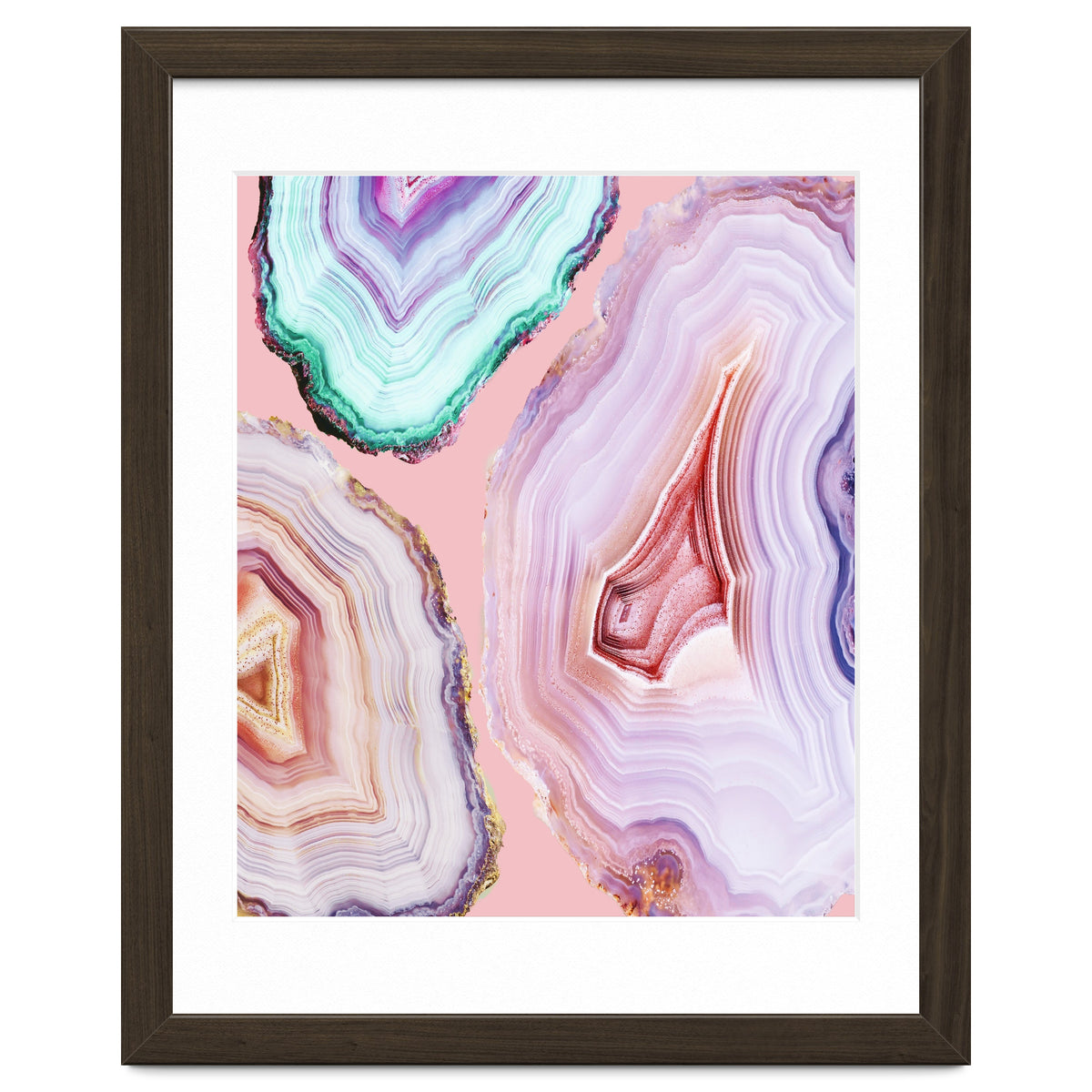 Mineral Agates #Glam collection