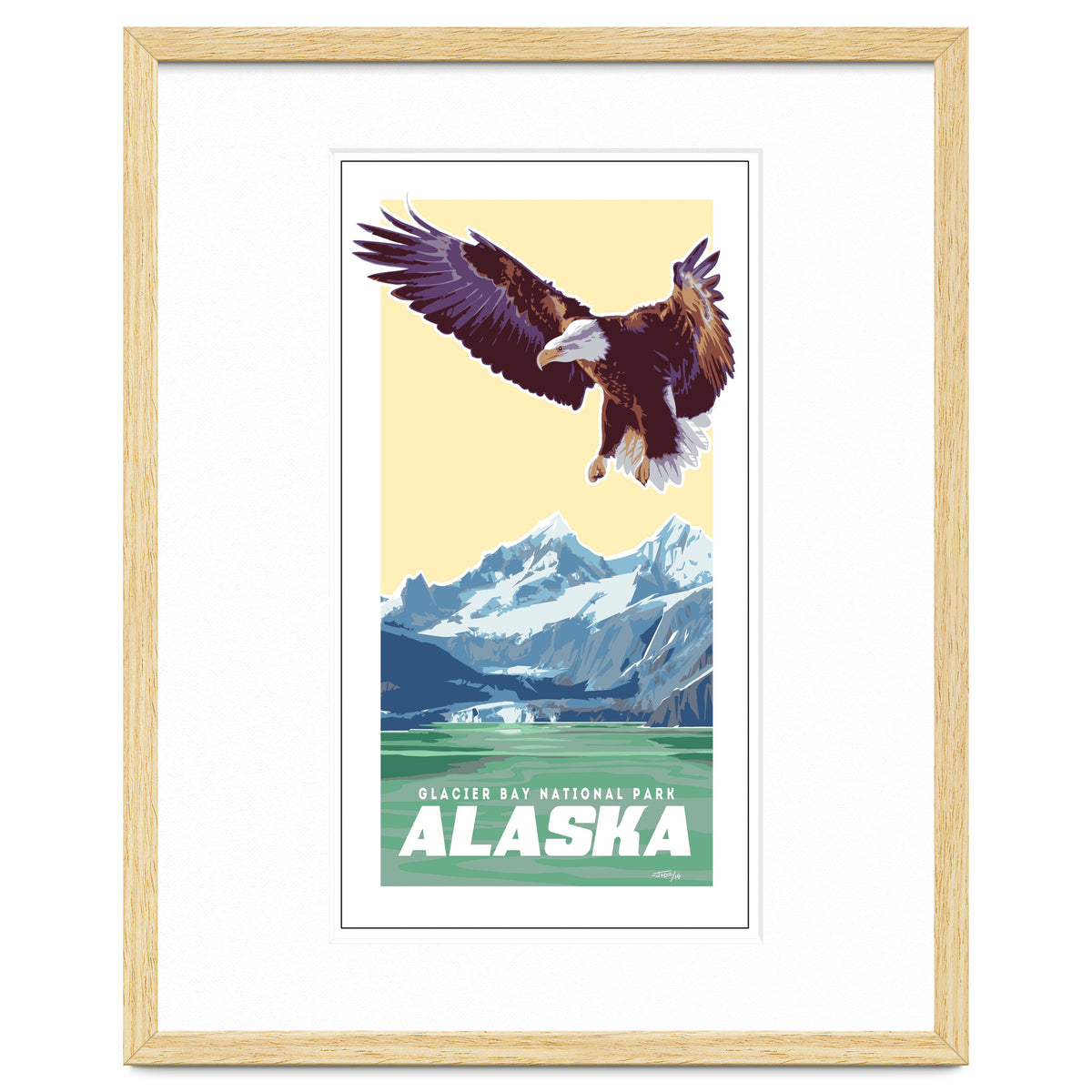 Alaskan Eagle Poster