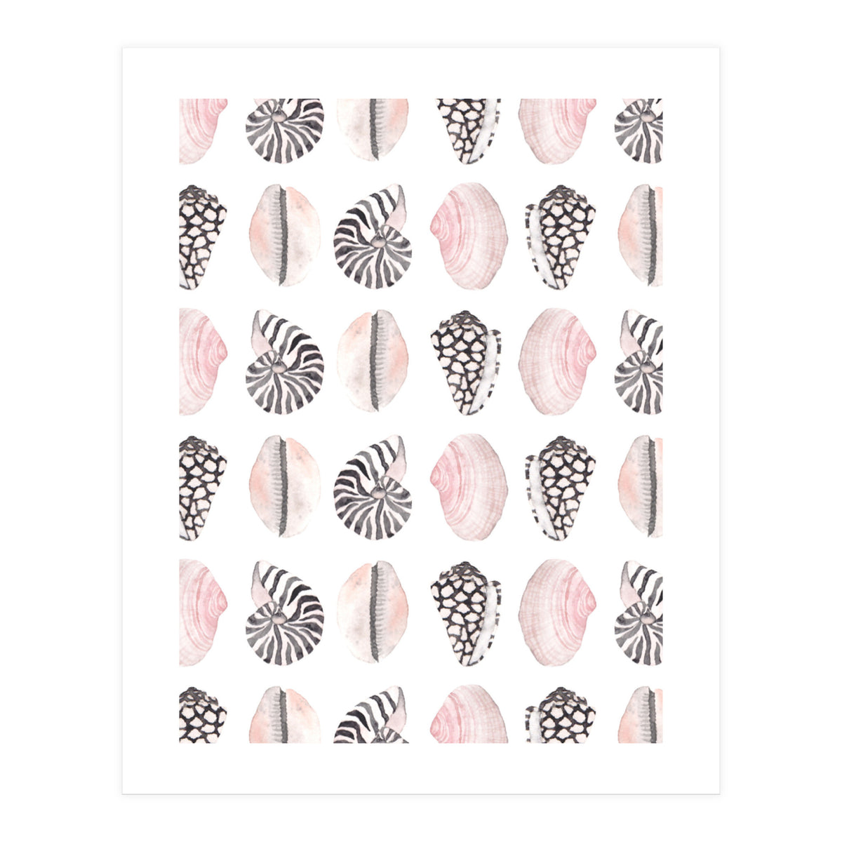 Seashell Pattern (Print Only)