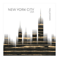 Urban Art NYC Skyline (Print Only)