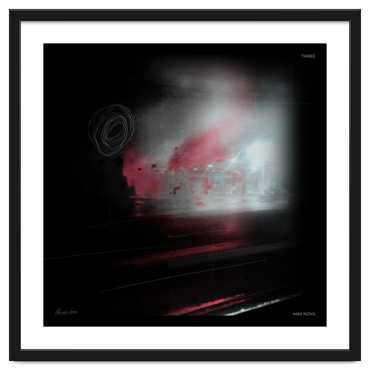 Her trip home. Three