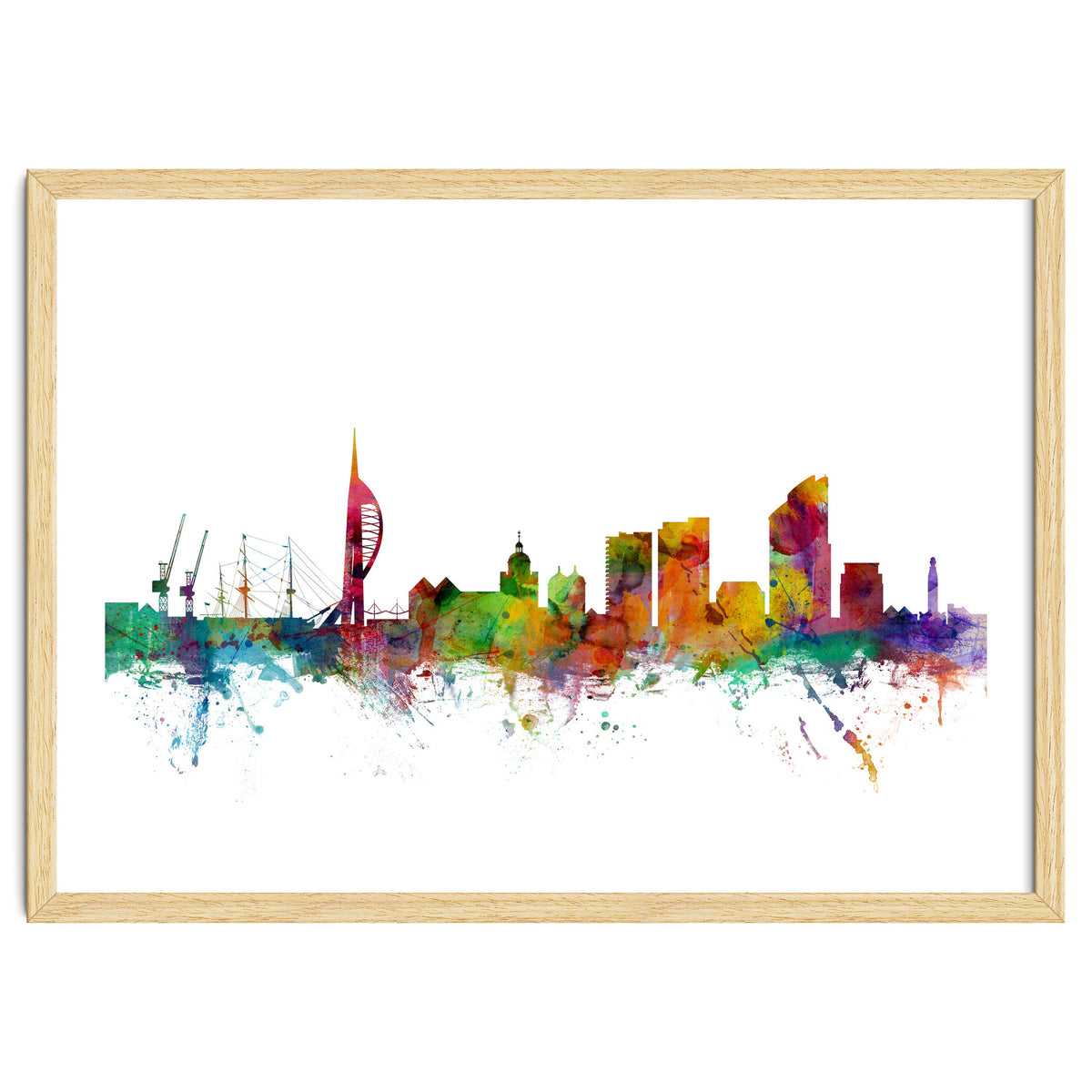 Portsmouth England Skyline