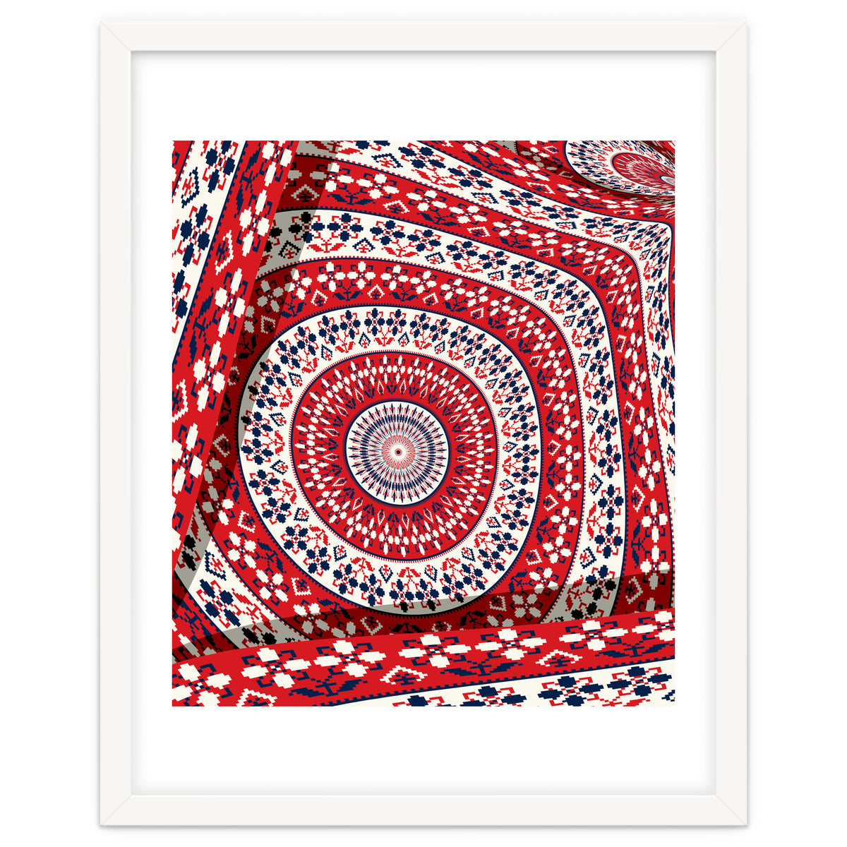 Romanian embroidery background 6