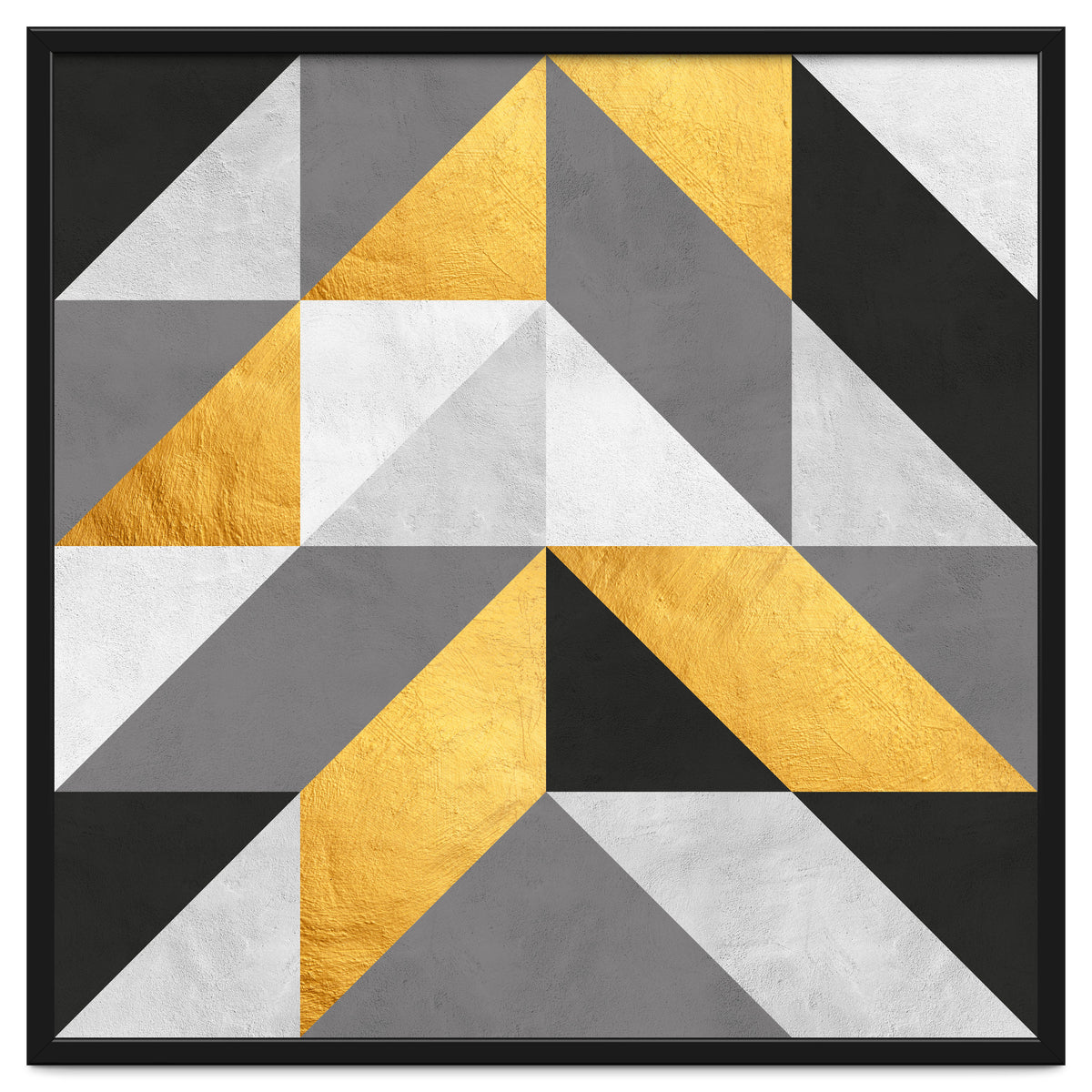 Gray and Gold Composition V