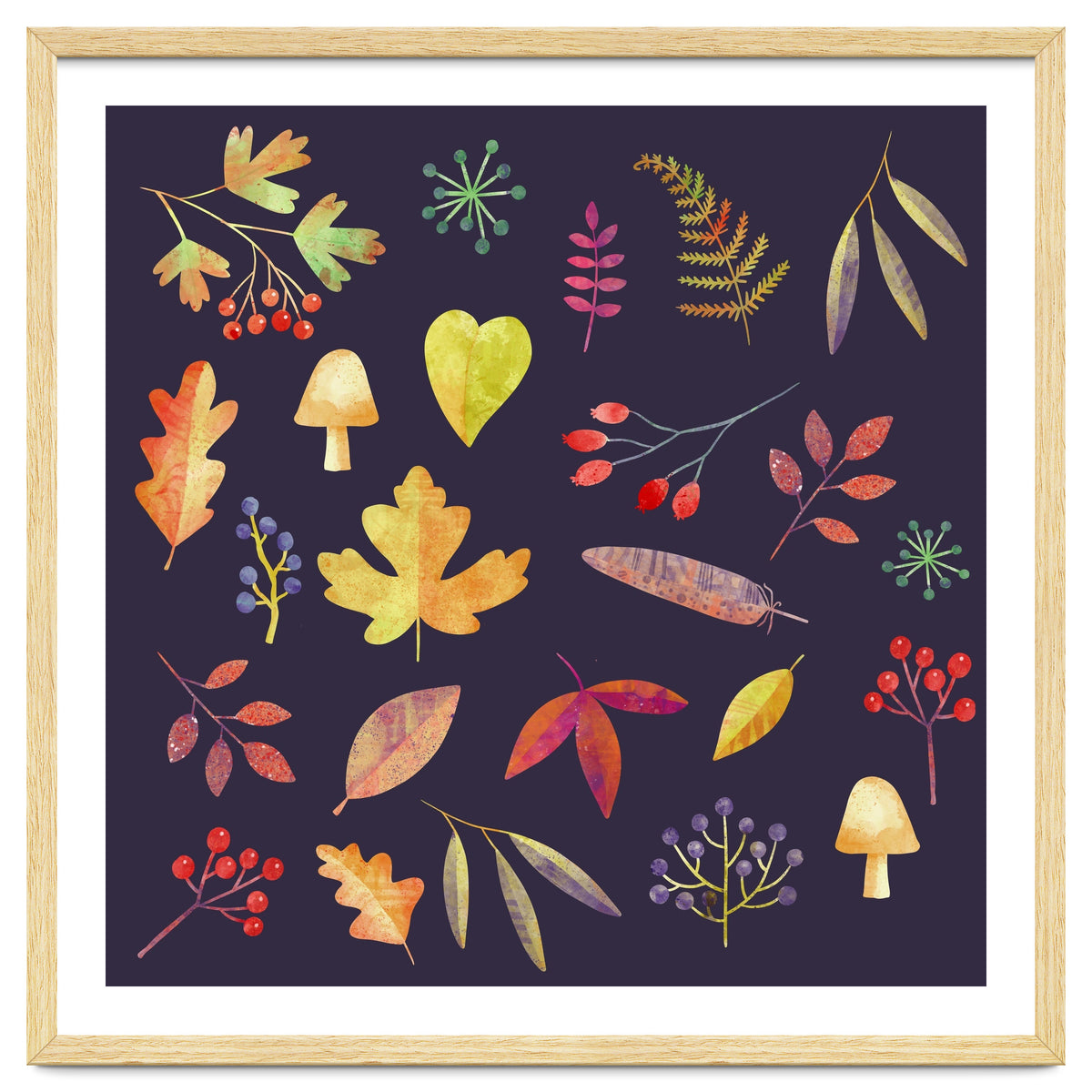 Autumn Walk In The Dark