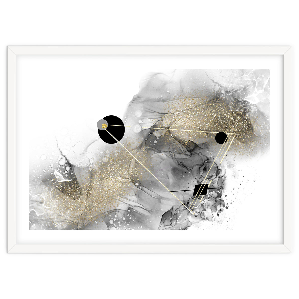 ALCOHOL INK Abstract galaxy