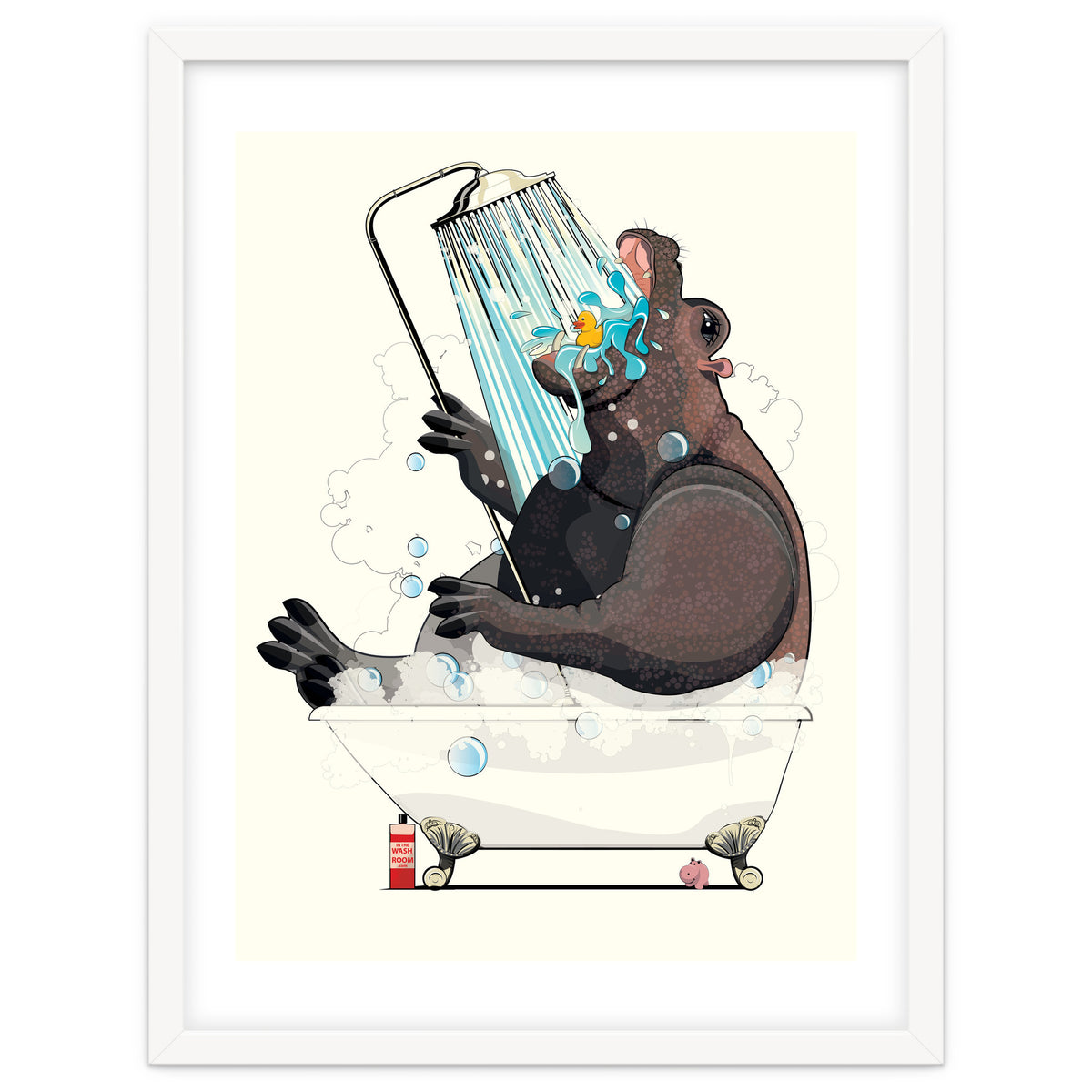 Hippopotamus in the Bath, Funny Bathroom Humour