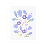 Watercolour Tulips | Purple (Print Only) thumbnail