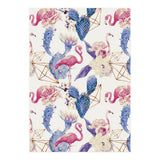 Flamingos, geometric and flowers 02 (Print Only) thumbnail