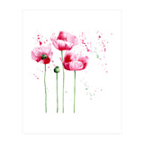 Poppies || watercolor (Print Only) thumbnail