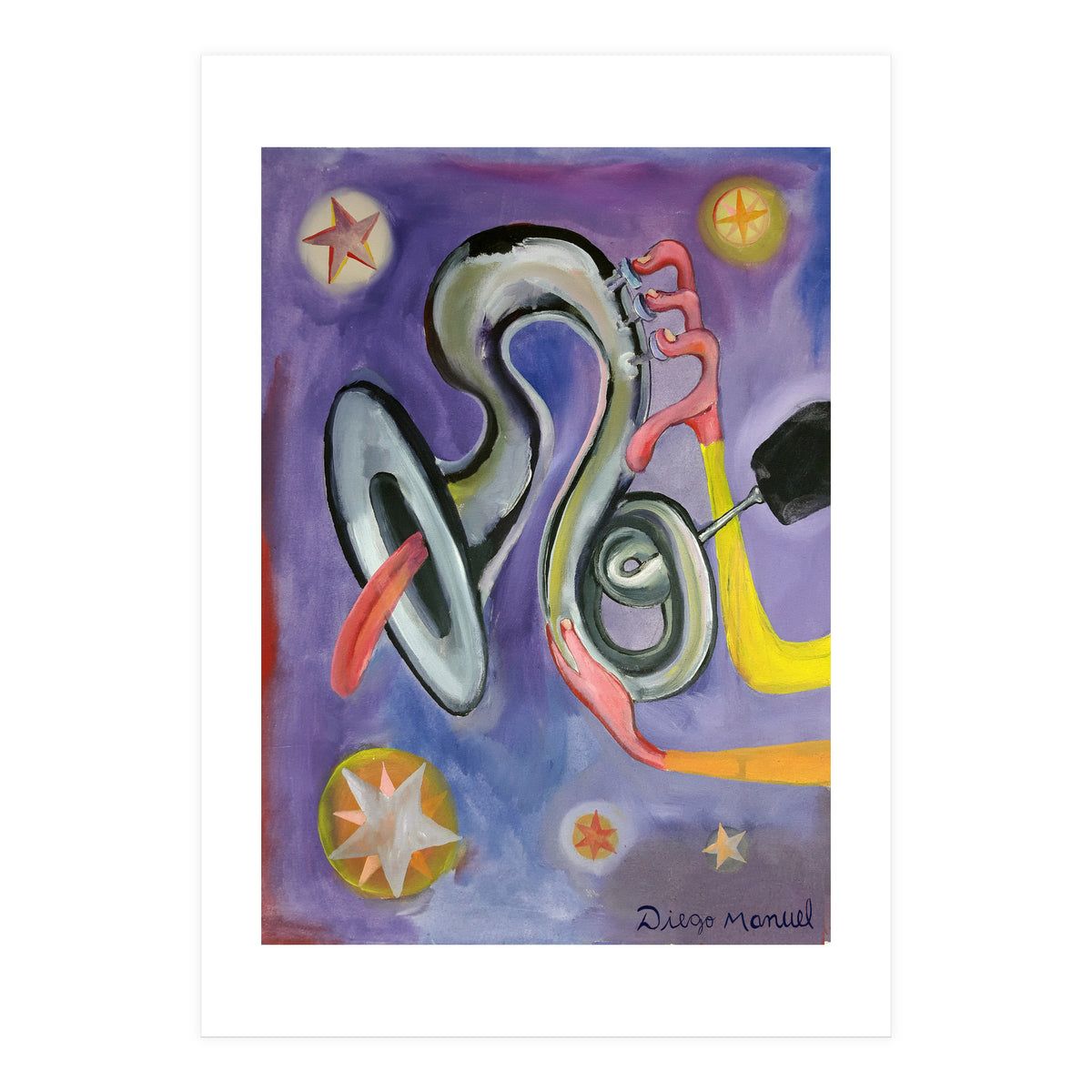 Saxo Y Lengua (Print Only)