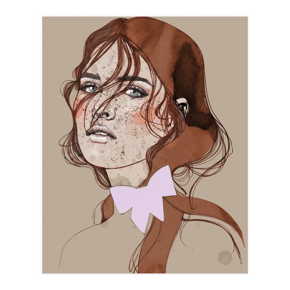 Freckles Red (Print Only)