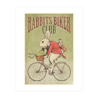 Rabbits Biker Club (Print Only)