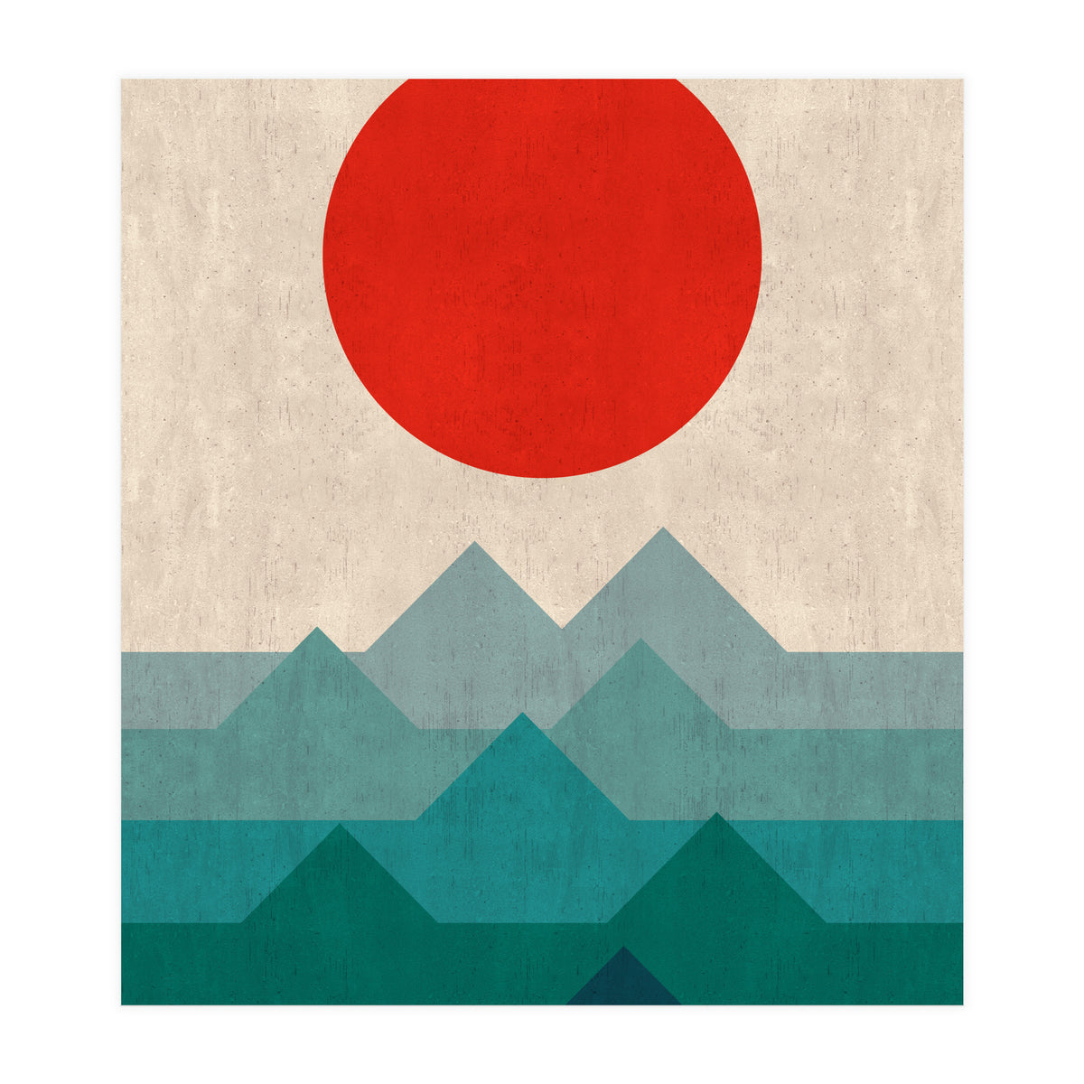 Geometric landscape I (Print Only)