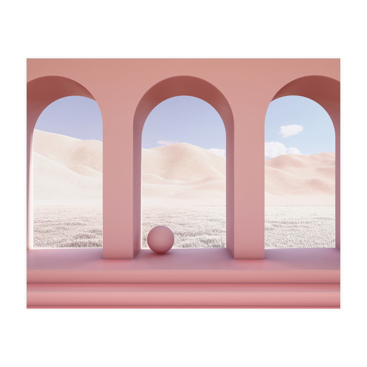 BALL IN ARC (Print Only)