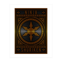 Ninja Shuriken (Print Only)