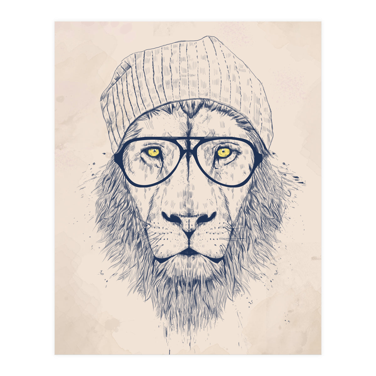 Cool Lion (Print Only)