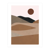 Neutral Mid Century Montain Hills (Print Only) thumbnail