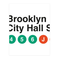 Vignelli's Subway Sign (Print Only)