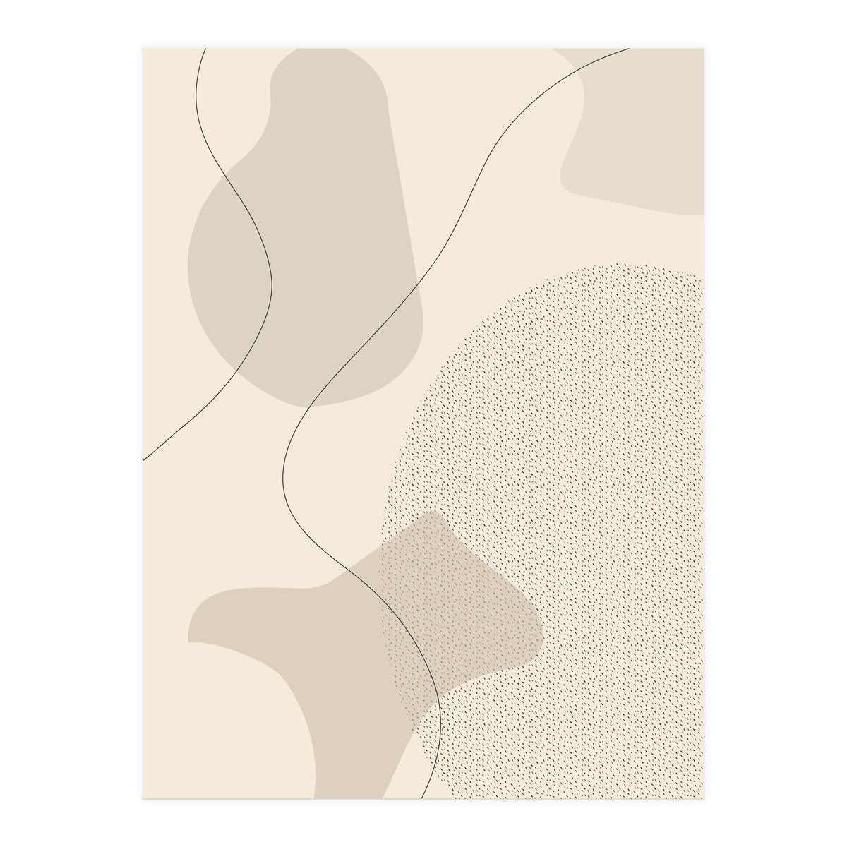 Mid-Century Modern No. 1 | brown   (Print Only)