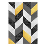Chevron gold and marble (Print Only) thumbnail