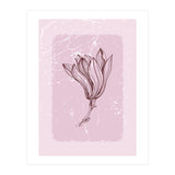 Magnolia Minimal Contemporary Botanical Floral (Print Only) thumbnail