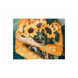 Holding Sunflowers (Print Only) thumbnail