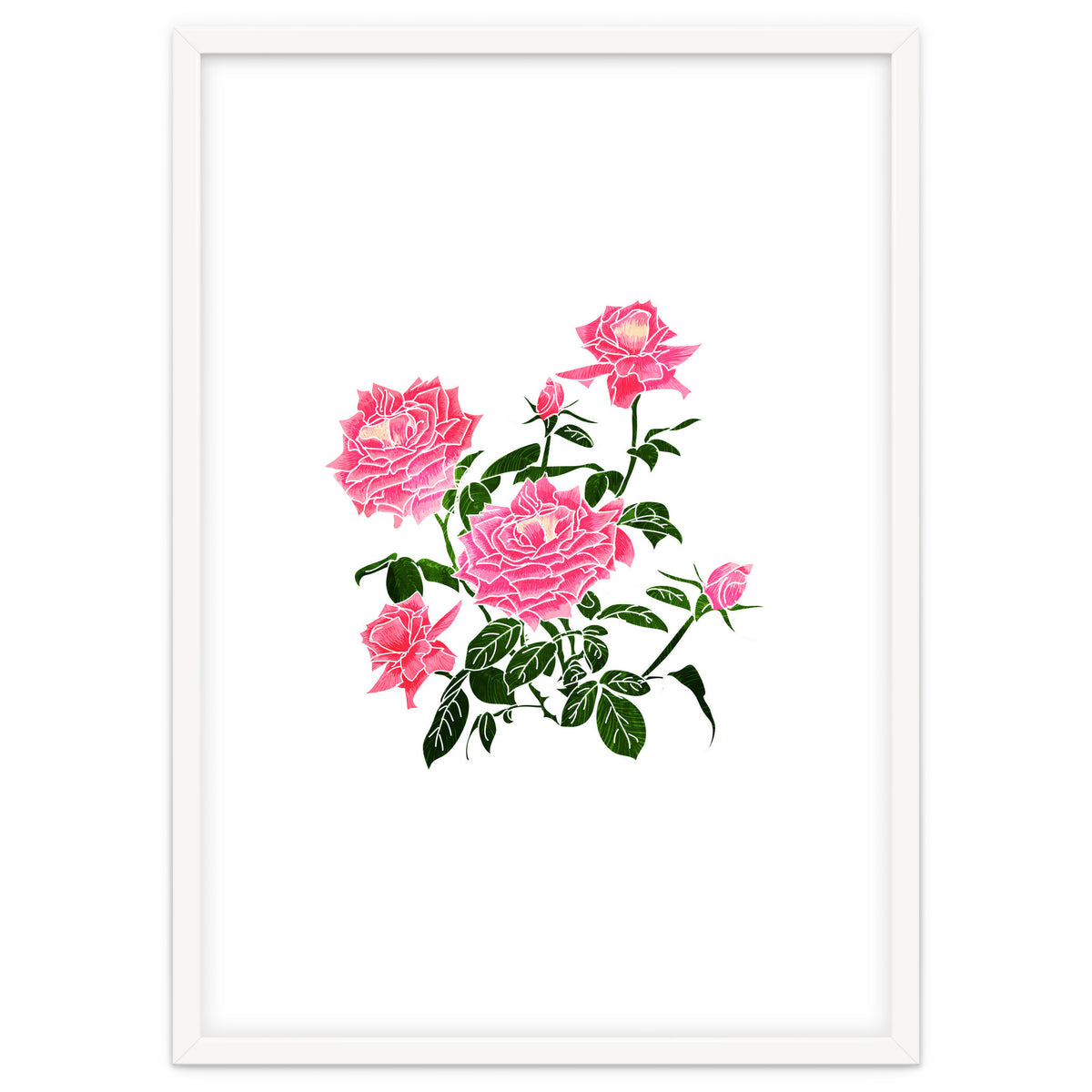 Rose V2 Art Print