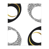 Black & White Abstract No. 7 | gold (Print Only) thumbnail