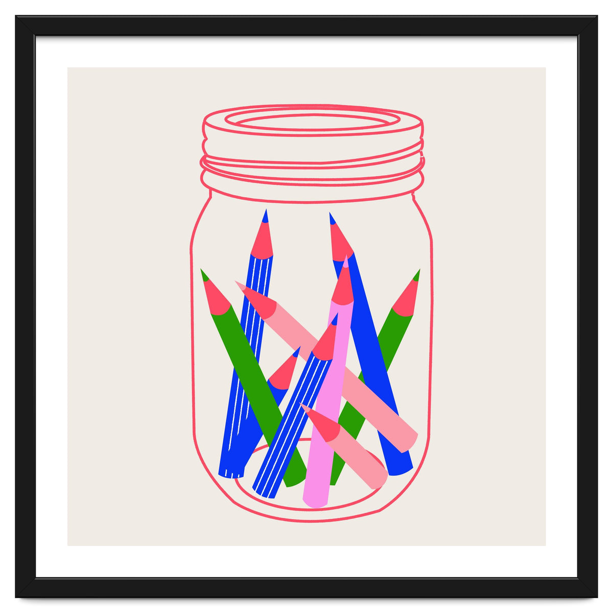 Jar Of Pencils