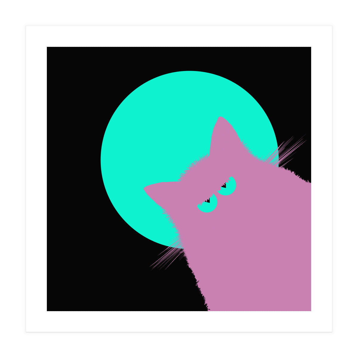 Blue Moon Lilac Cat  (Print Only)