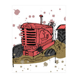 Abandoned tractor sketch (Print Only) thumbnail