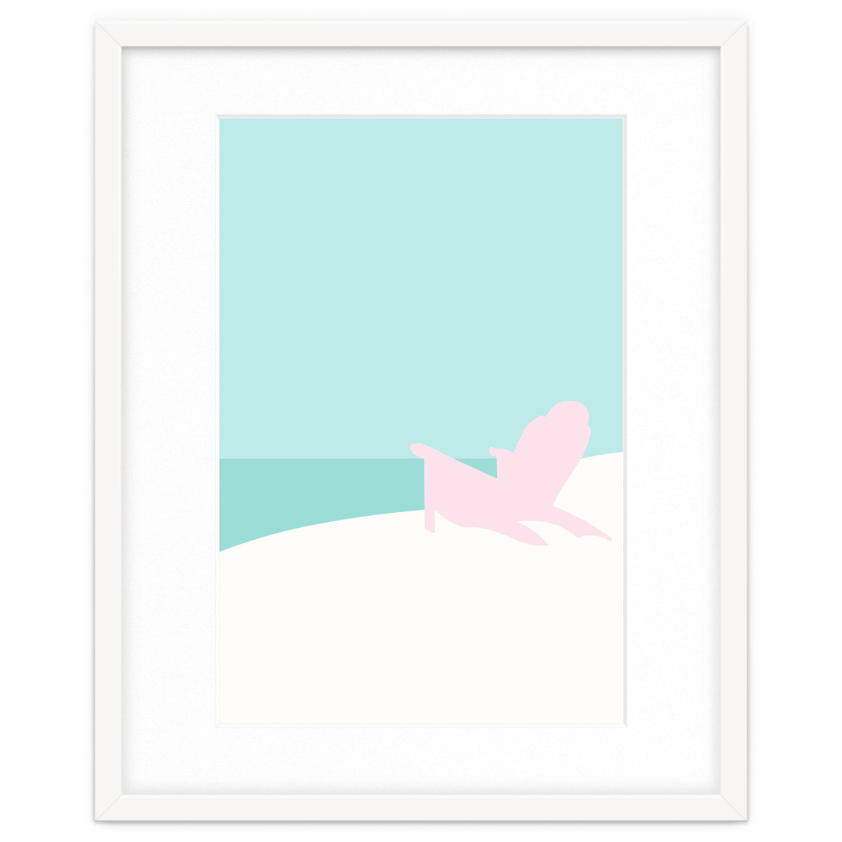 Minimal Beach Chair - Turquoise Coast