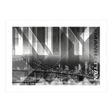 Modern Art BROOKLYN BRIDGE & SKYLINE (Print Only) thumbnail