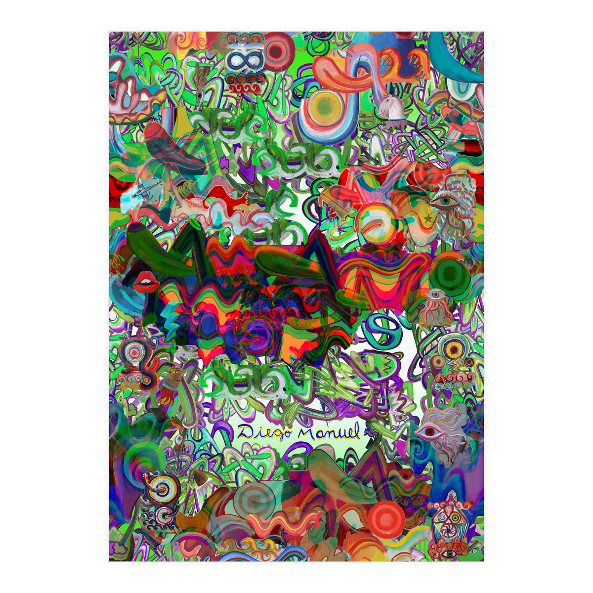 Graffitis 2021 Tapiz 16 (Print Only)