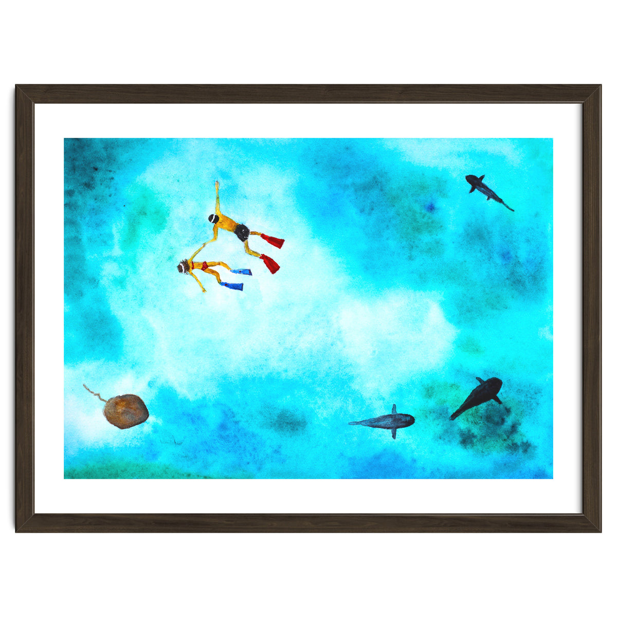 One summer day || watercolor