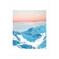 Snow & Blush Horizon (Print Only)