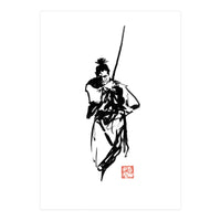 Samurai and sword (Print Only)