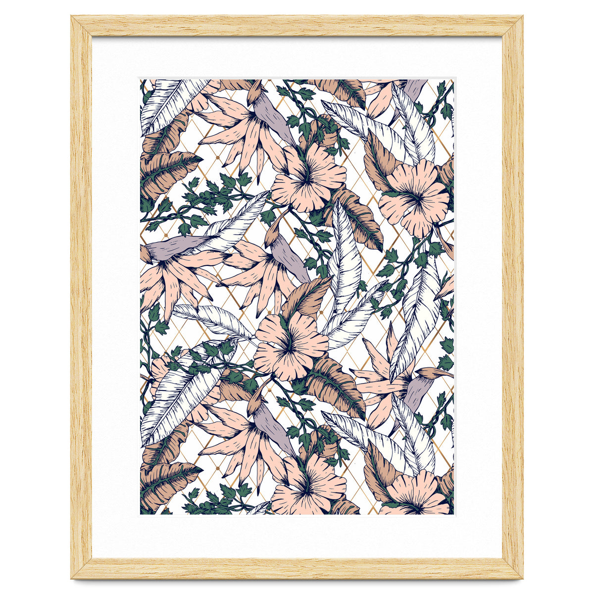 Exotic flowering and pattern geometric