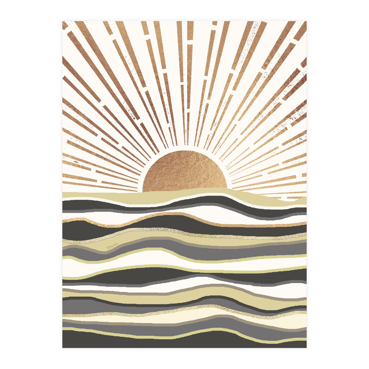 Sun Breeze-Vanilla shade (Print Only)